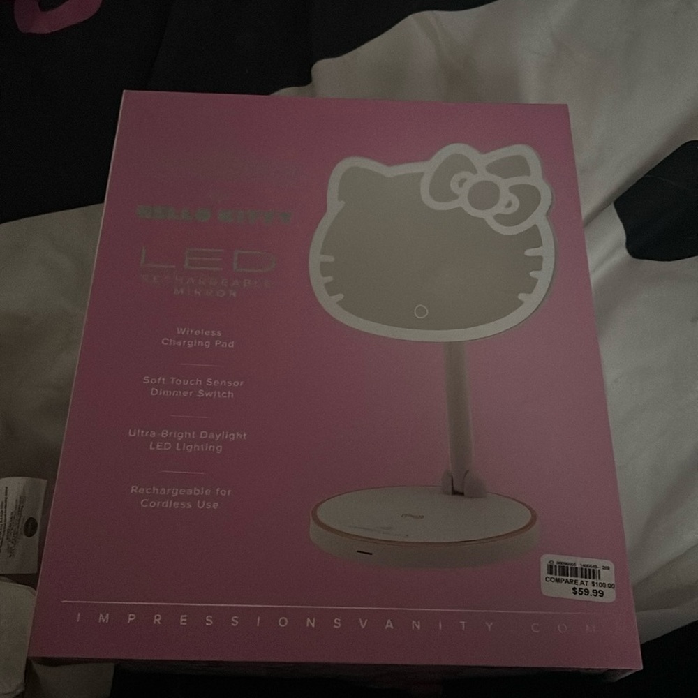 hello kitty led rechargeable mirror